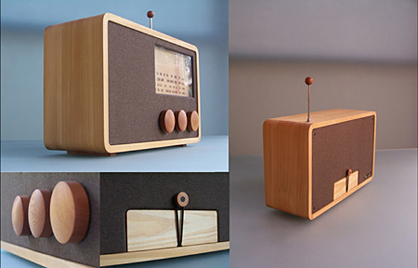 magno wooden radio