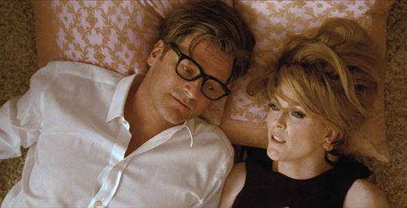 Colin Firth and Julianne Moore at "A Single Man"