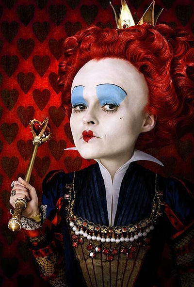 Helena Bonham Carter as Red Queen from "Alice in Wonderland" by Tim Burton